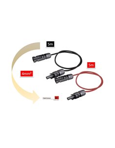 Rallonge 5 mêtres 4mm2 - Connectique Solaire - UNICABLE 452 BR - UNITECK - UNITECK - 3760233352938