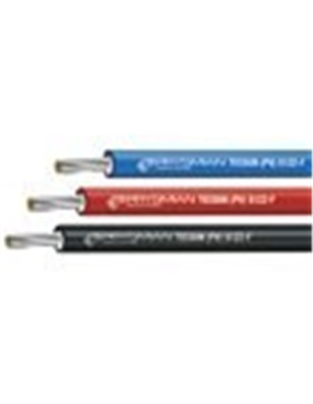 Cable solaire 4 mm2 rouge au mêtre - Equipe Ton camping-car