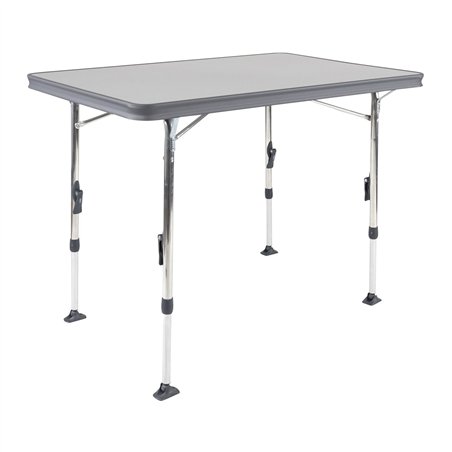 table rectangulaire grise al-246 en aluminium 101 x 65 cm - crespo 400467