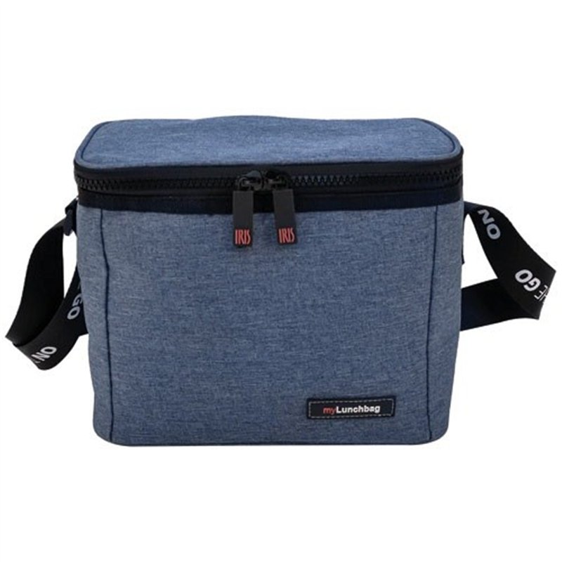 Sac isotherme Lunch Bag 4 L Bleu Chiné - On The Go - IRIS 349970