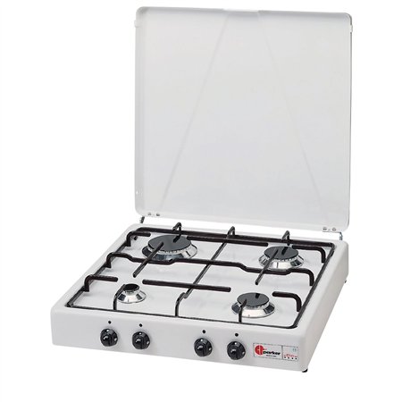 réchaud à gaz 4 feux thermocouple - parker 395101