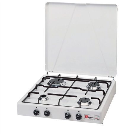 réchaud à gaz 4 feux thermocouple - parker 395101