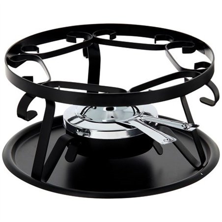 Réchaud à fondue - Métal noir - TABLE ET COOK 345354