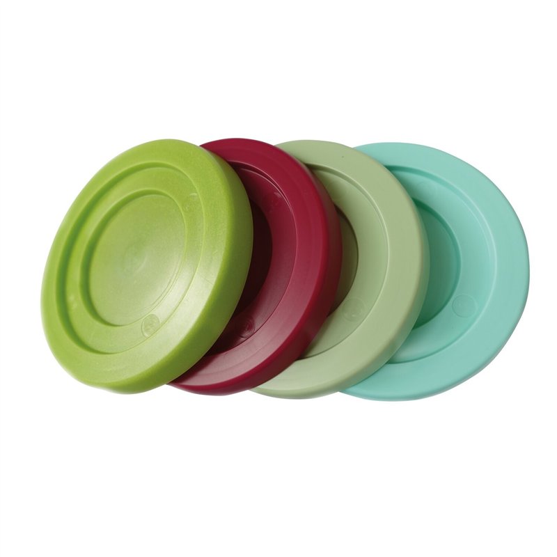 set de 4 couvercles pour verre bee - purvario by dörr 389579