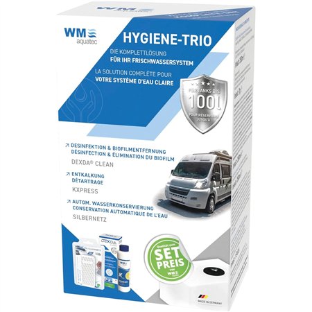 set hygiène trio pour réservoirs jusqu'à 100l - aquatec 389569