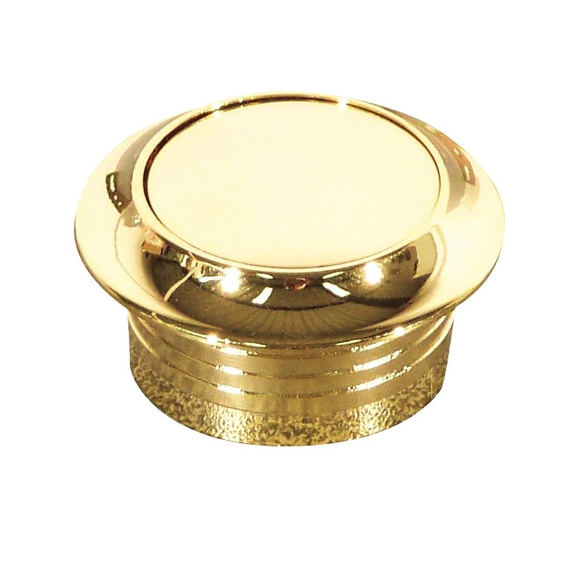 rosace + bouton doré épaisseur de porte 13 mm 396817