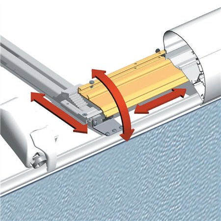 set rail de montage + adaptateur pour stores x2 - thule 397542