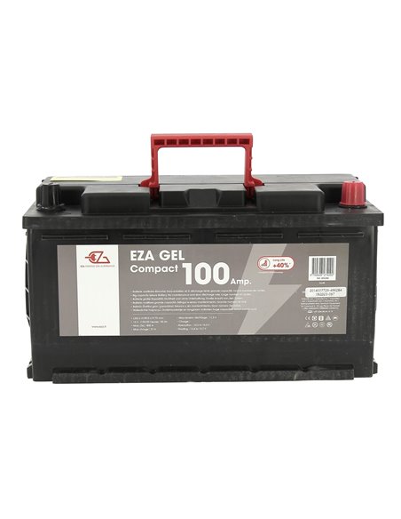 Batterie auxiliaire EZA Gel 100Ah compacte - Equipe Ton camping-car