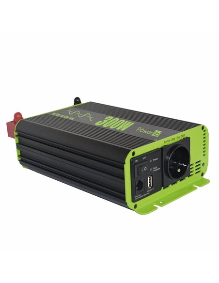 Convertisseur pure-sinus 12V 300 Watts - Powerlib - Equipe Ton camping-car - 3700628245551