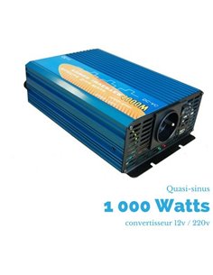 Convertisseur  1000 watts 12v/230v quasi-sinus - Electric-sun -