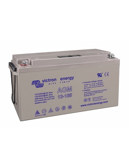 Batterie AGM 165Ah VICTRON - Victron Energy - Equipe Ton camping-car - 8719076037033