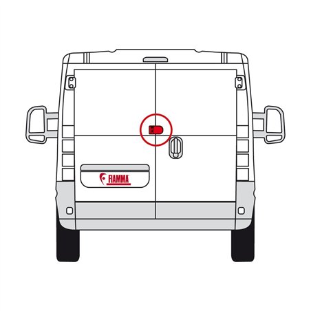 kit safe door double door trafic - fiamma 399552
