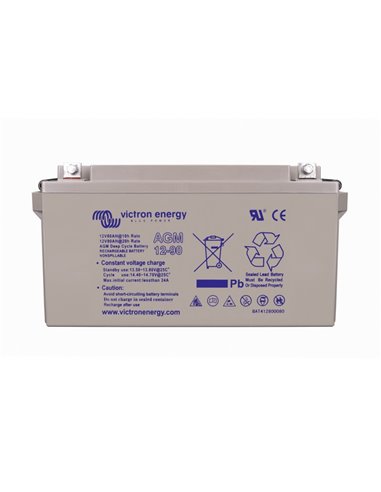 Batterie AGM 90Ah VICTRON - Victron Energy - Equipe Ton camping-car - 8719076037170