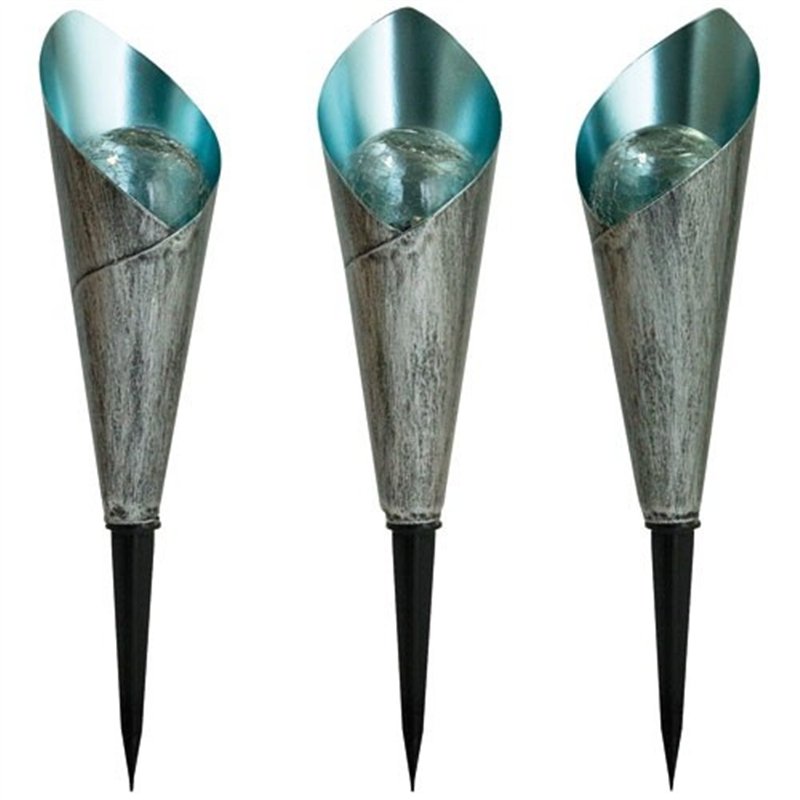 borne solaire design finition métal craquelé et verre x3 - ezsolar 369306