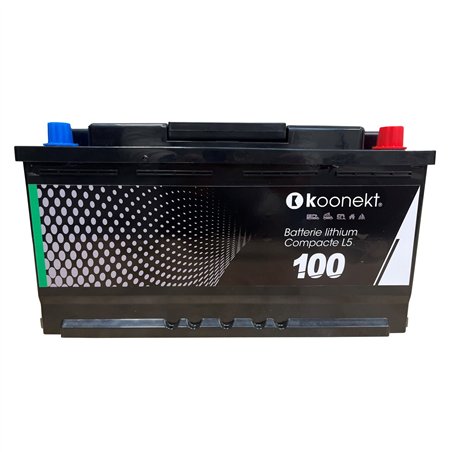 batterie lithium compacte 100ah - koonekt 394835