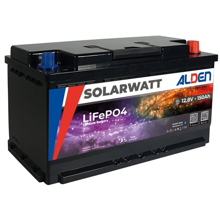 batterie solarwatt lifepo4 150ah avec chauffage intégré - alden 389801