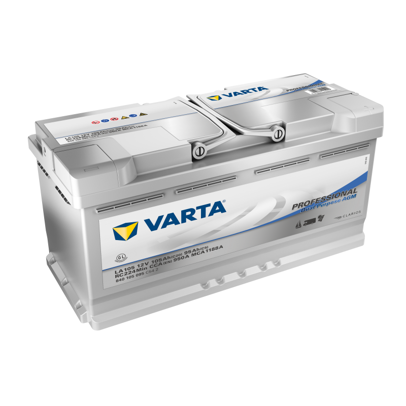 batterie varta agm  deep cycle  105ah - varta 401688