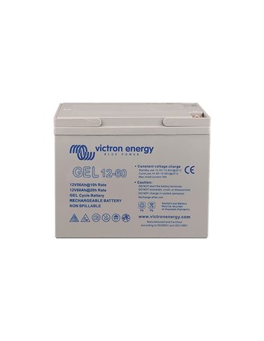 12V/60Ah Gel Deep Cycle Batt. - Victron Energy - Equipe Ton camping-car - 8719076037149