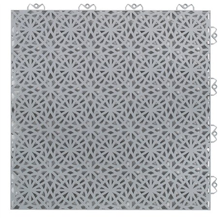 coin de finition gris pour caillebotis xl - bergo 395563