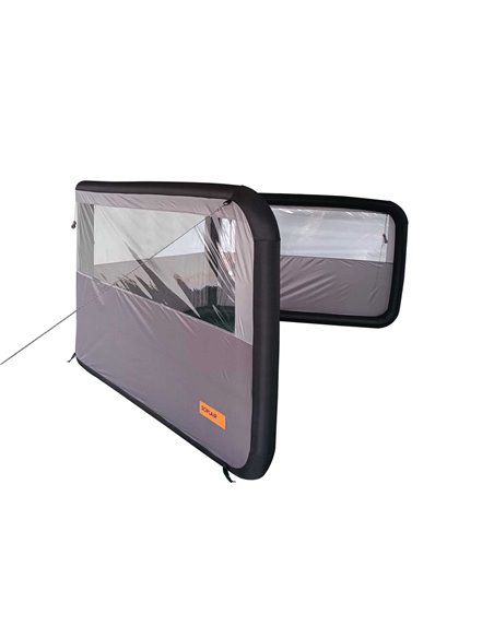Pare-vent gonflable Privacy 3 pans - SOPLAIR - Equipe Ton camping-car