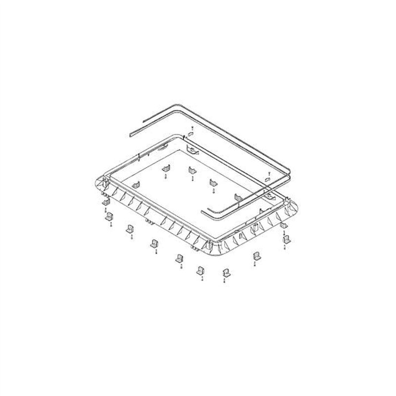 cales de montage midi heki de 53 à 60 mm - dometic 394980