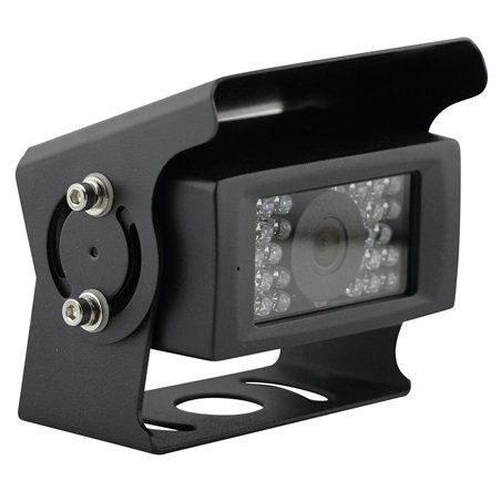 caméra de recul filaire 28 leds noire - equinoxe 396168