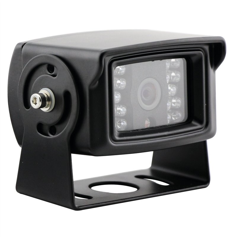 caméra de recul filaire 18 leds noire - equinoxe 396167