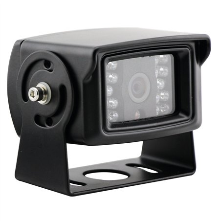 caméra de recul filaire 18 leds noire - equinoxe 396167
