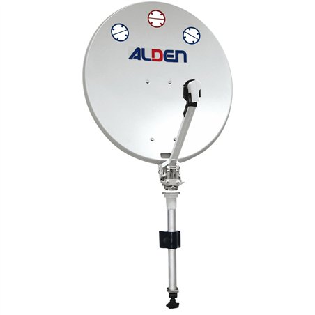antenne satellite manuelle airpass® 85 aio® satmatic® 18,5'' dvd hd fransat - alden 396639