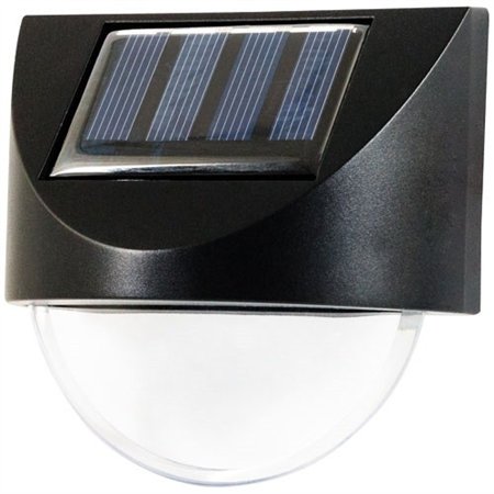 appliques solaires carrées x 2 blanc chaud - ezsolar 369347