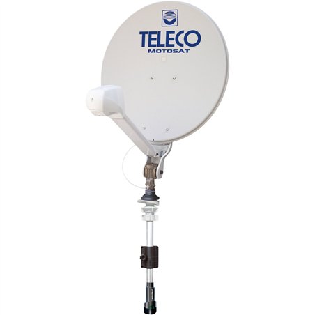 antenne satellite manuelle voyager motosat seule 65 cm - mât court - teleco 396618