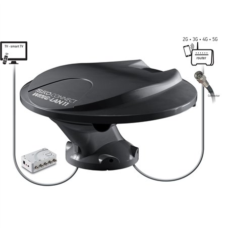 antenne internet 2g à 5g + antenne tv omnidirectionnelle + radio dab - teleco 389818