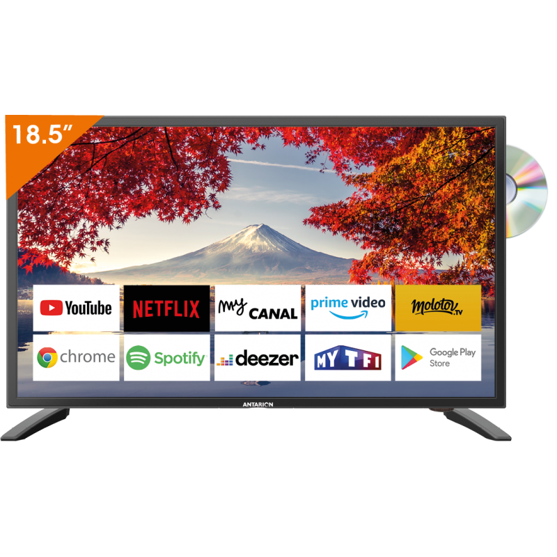 tv 19 smart dvd - android 14.0 - antarion 435095