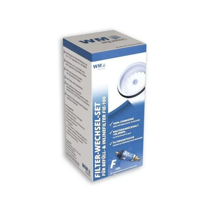 kit de changement pour filtre de remplissage en ligne fie-100 aquatec - wm aquatec