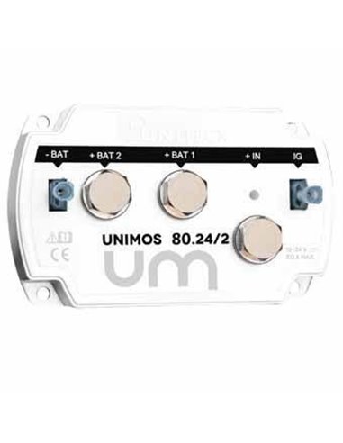 Repartiteur De Charge 12/24v - 80a - 2 Sorties - UNIMOS 80.24/2 - UNITECK - Equipe Ton camping-car