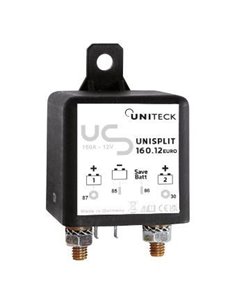 Coupleur Séparateur 12v - 160a - Euro 6 - UNISPLIT 160.12 EURO 6 - UNITECK - Equipe Ton camping-car - 3760233353065