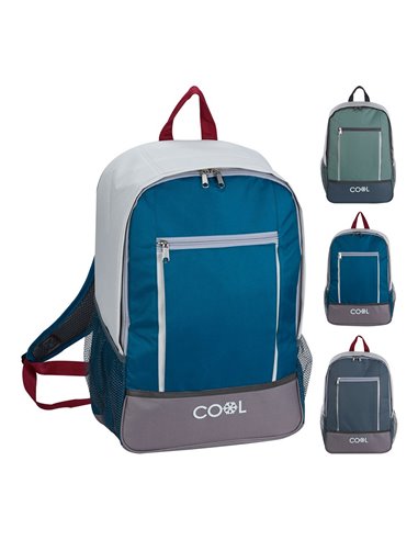 Glacière Isotherme Type Sac À Dos 20 L. 31x16x45cm Couleurs Assorties. Cool - Equipe Ton camping-car - 8720573116763