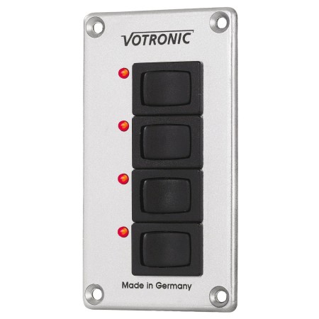 panneaux électriques panneau 4 s - 4 interrupteurs - votronic Votronic4250683617507
