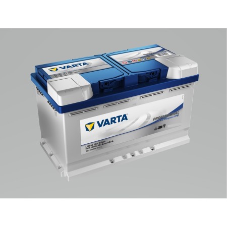 batterie auxiliaire acide professional dual purpose efb 80 ampères - varta Varta4016987164464