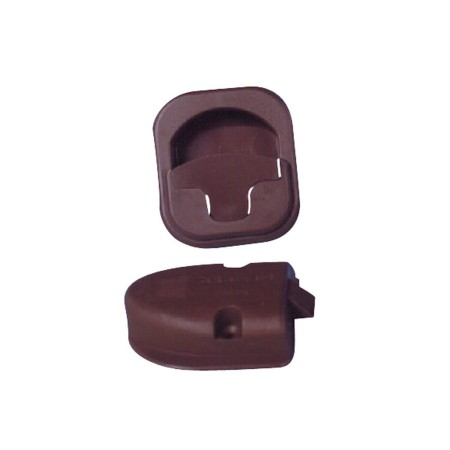 poignée encastrable marron Générique3700628238386