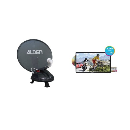 antenne satellite automatique vansat 60 satmatic aio tv 19’’ dvd hd - alden Alden