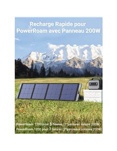 Panneau solaire portable 200 watts SC200 - UGREEN - Equipe Ton camping-car - 6941876211142