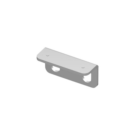 gâche aluminium pour serrure à fermeture par poussée Générique