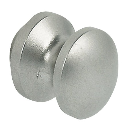 rosace + bouton nickelé mat épaisseur de porte 16 mm Générique
