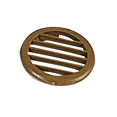 grilles de ventilation rondes à clipser marron Générique