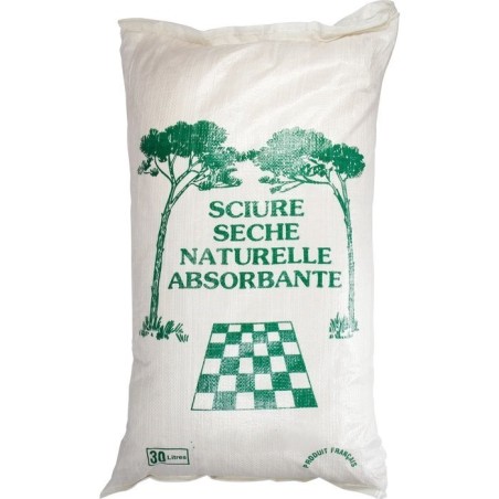 Sciure sèche naturelle absorbante de bois 30 litres pour toilettes sèches ou litière animale - Equipe Ton camping-car