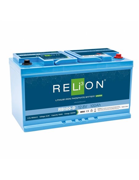 Batterie au Lithium 100Ah - ReLiON - Equipe Ton camping-car
