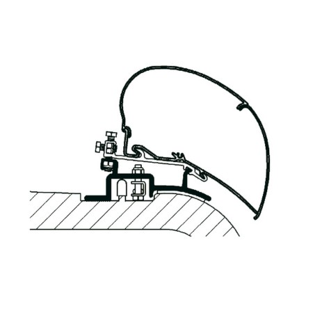 adaptateur de stores boxer/jumper/ducato jusqu'à 06 - thule Thule5415182005005