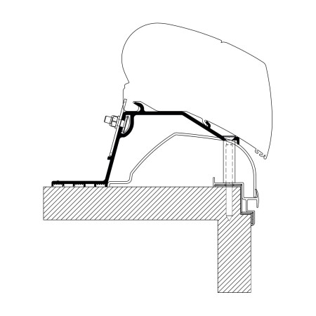 adaptateur de stores hobby caravan 2014 - thule Thule5415182040501
