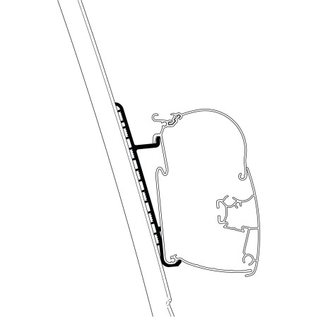 adaptateur paroi ducato h3 - thule Thule5415182046336